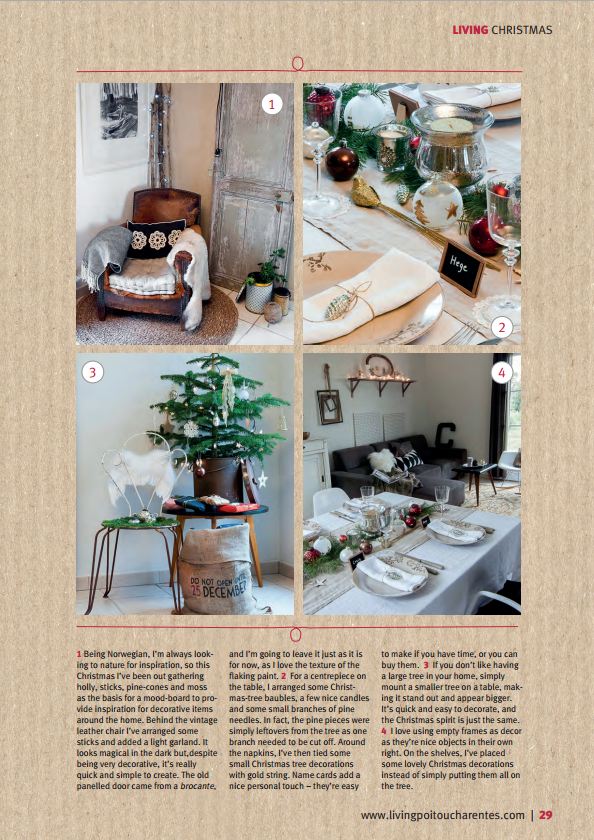 Hege in France styling for Living Poitou Charentes photos by Roger Moss
