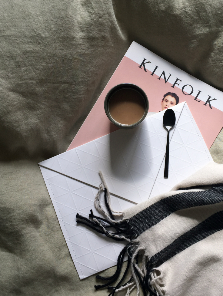 Hootsuite and weekends. Coffee and reading in bed. Kinfolk magazine. 