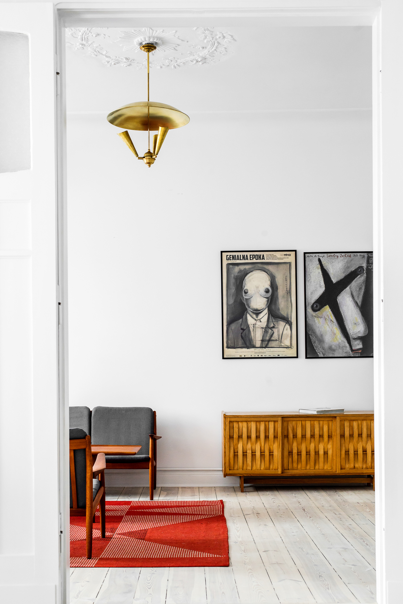 loft-kolasinski© karolinabak.com add colour to a white apartment 