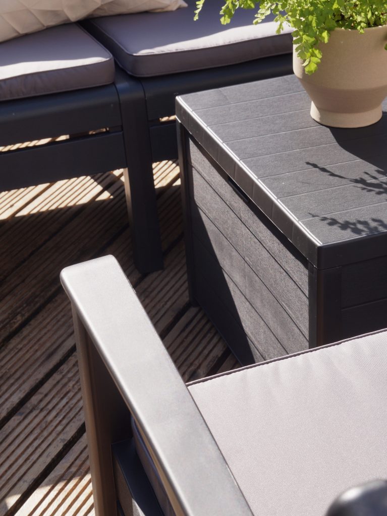 Summer on the patio with new lounge furniture