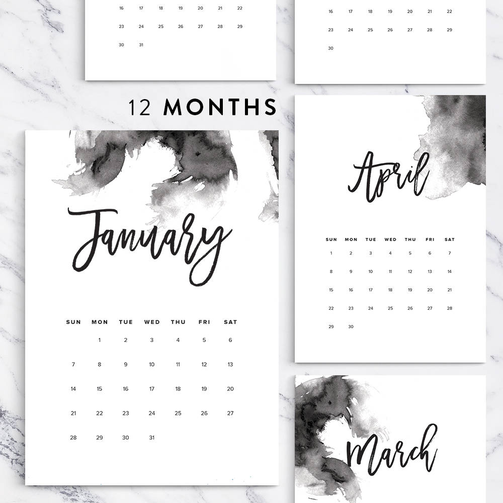 printable calendars 2018