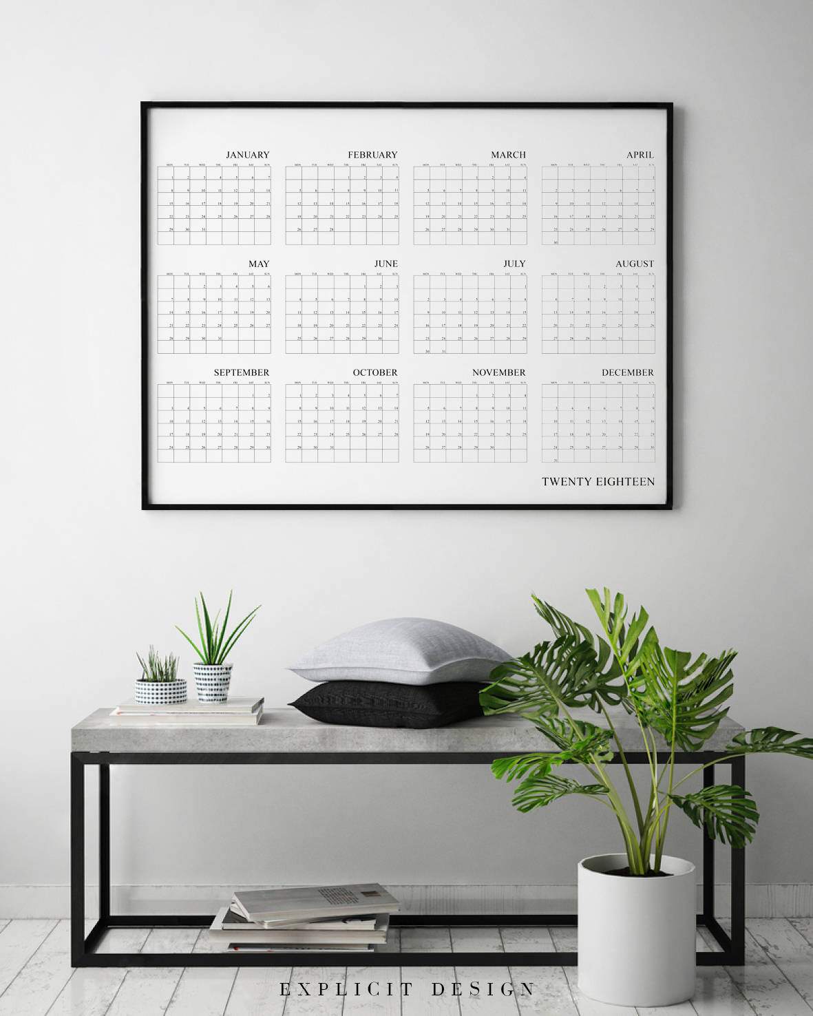 2018 printable calendars