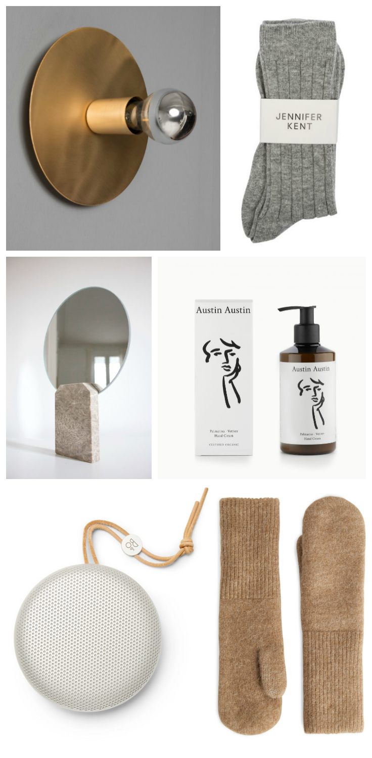 Curated modern minimalist Christmas gift guide