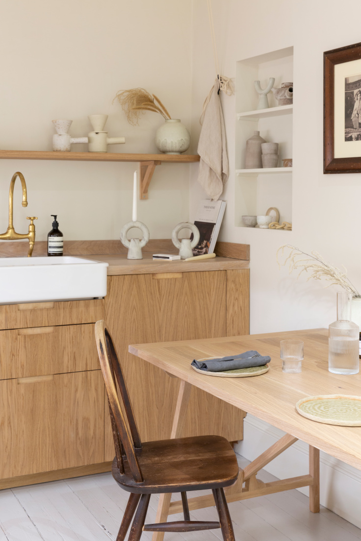 Kitchen styling for Custom Fronts with Studio Brae ceramics