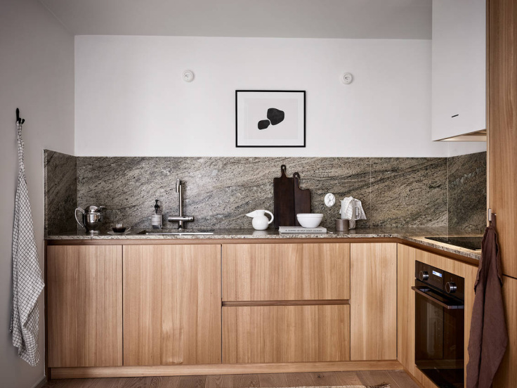 minimal kitchen in neutral colours