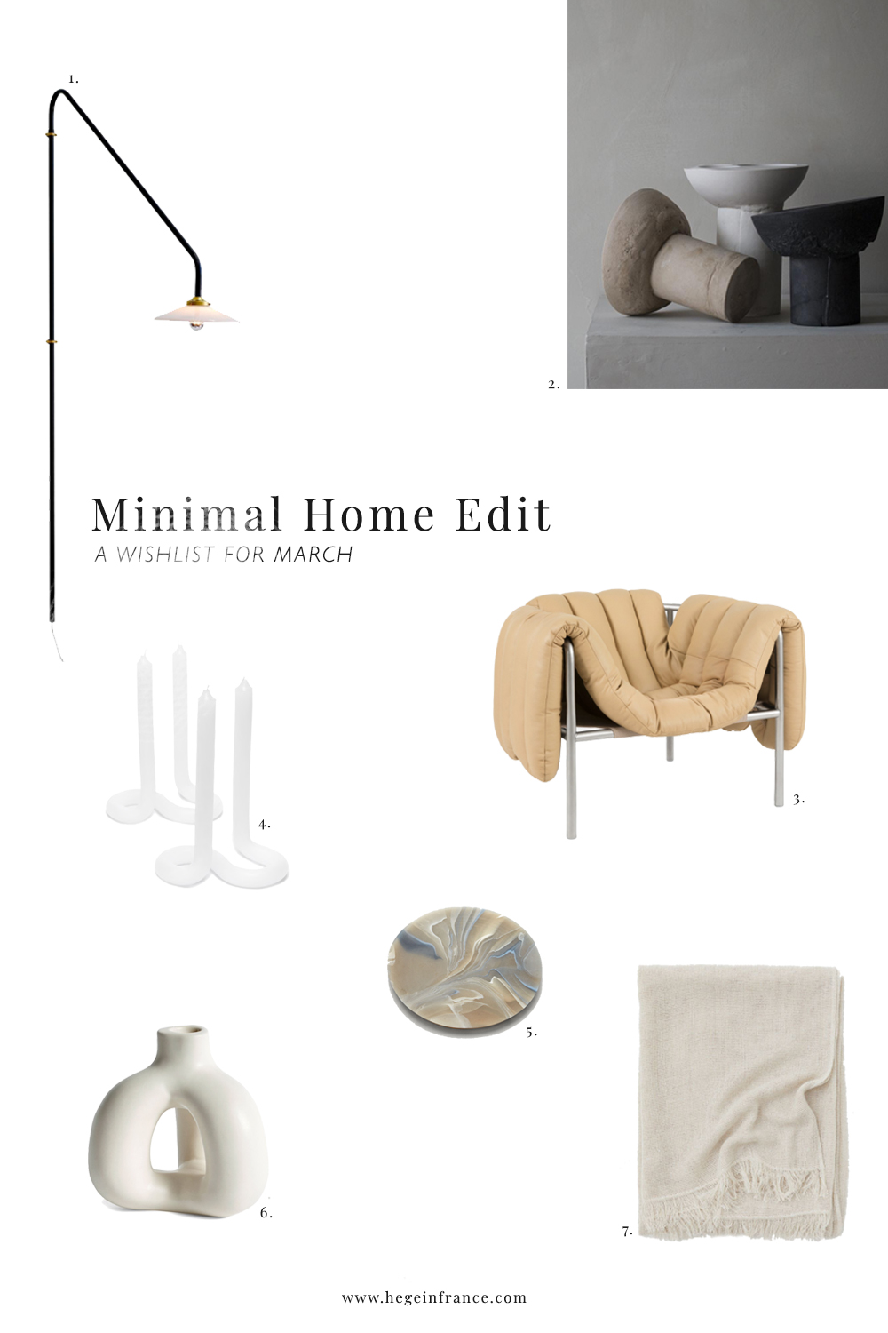 Minimal Home Edit - A Wishlist For March 